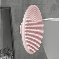Baby Scalp Scrubber Baby Bath Hair Brush Soft Silicone Cleaning Tool for Cradle Cap Suction Cup Massage Comb for Boys Girls