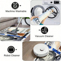 One Hundred Dollar Design Area Rug, Currency Inspired Non-Slip Carpet For Living Room & Entryway